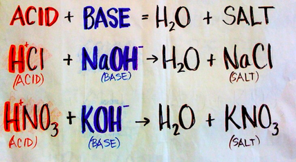 neutralization reaction reactions chemistry bases